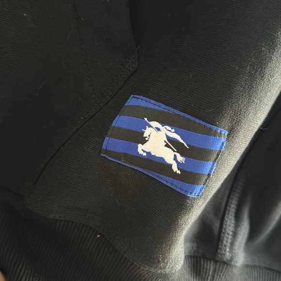 BURBERRY COTTON HOODIE BLACK - Picture 2 of 4